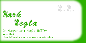 mark megla business card